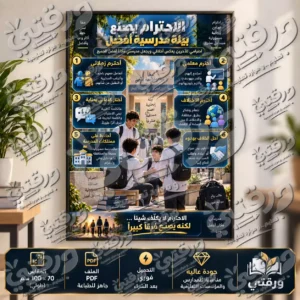 لوحة الإحترام يصنع بيئة أفضل / أولاد