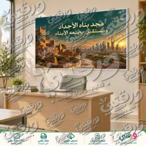 لوحة مجد بناه الأجداد لليوم الوطني السعودي 96