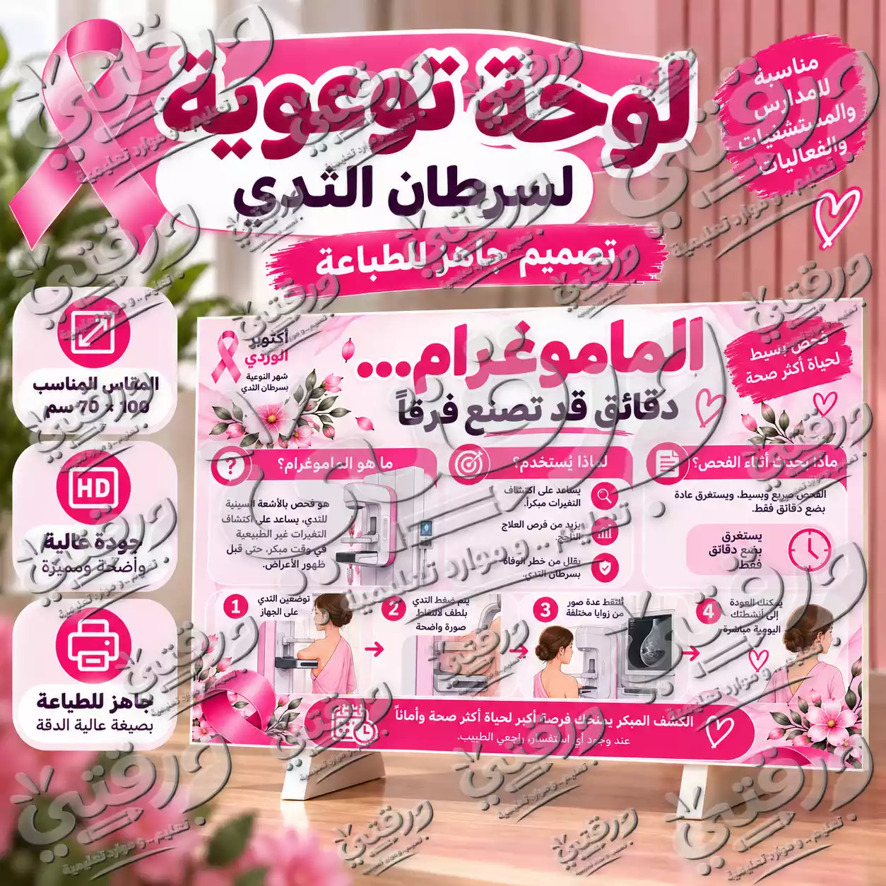 لوحة الماموغرام يصنع فرقا