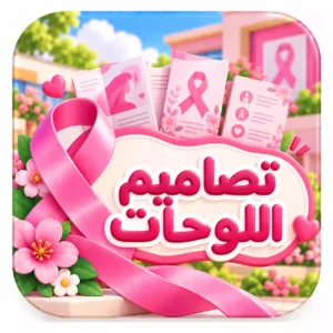 تصاميم لوحات سرطان الثدي