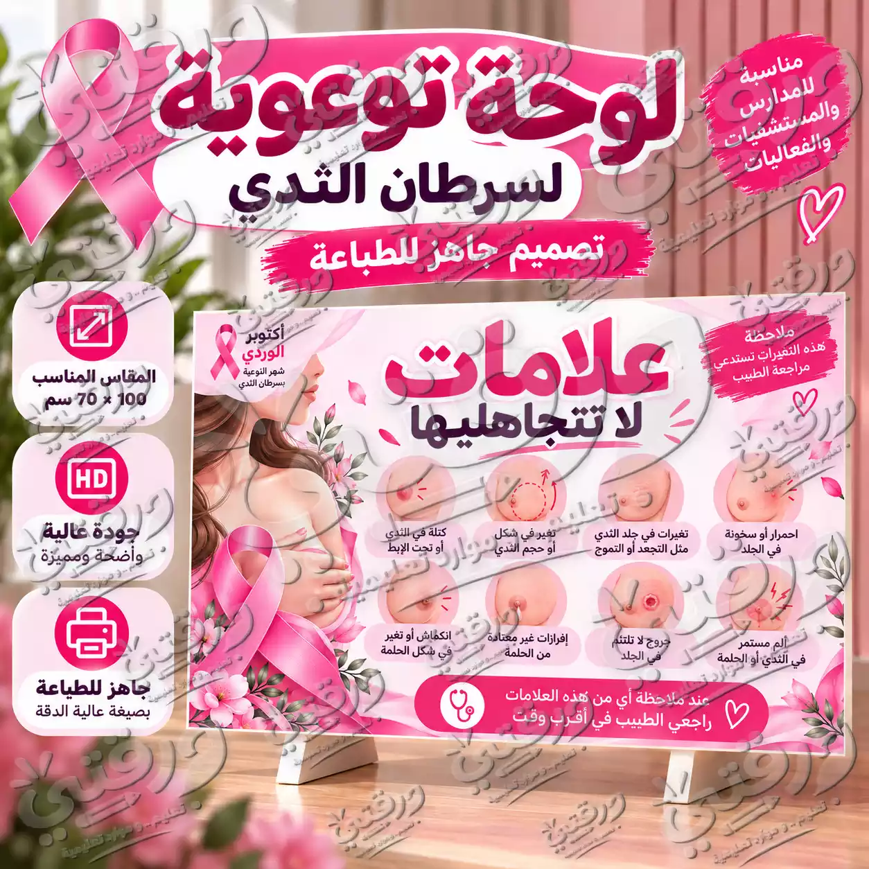 لوحة علامات لا تتجاهليها