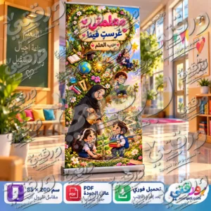 ستاند معلمتي غرست فينا حب العالم