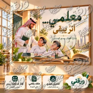 لوحة معلمي أثر يبقى