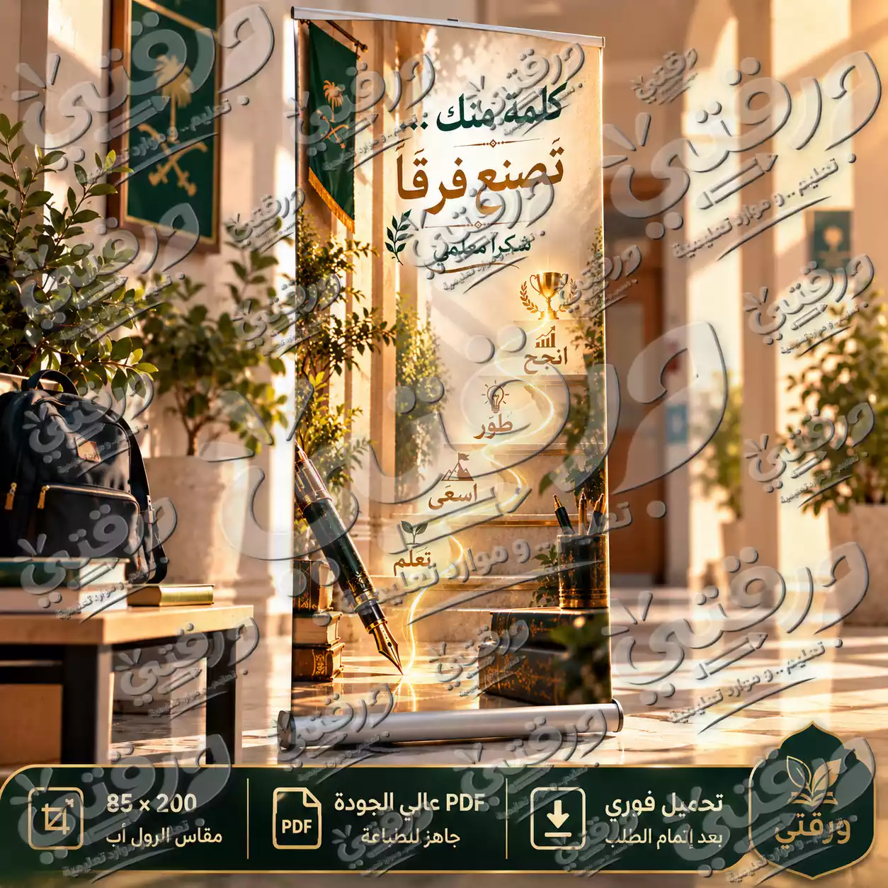 ستاند معلمي كلمة منك تصنع الفرق